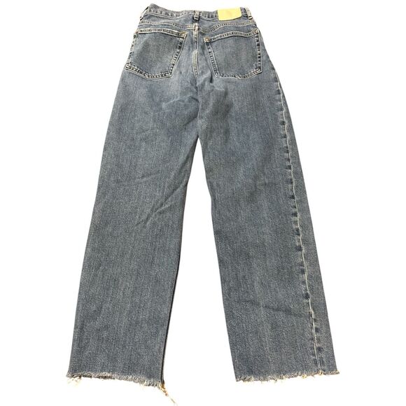 Everlane Up Cycled The Way-High Jeans Organic Cotton Blue Denim Womens size 24 - Picture 2 of 7